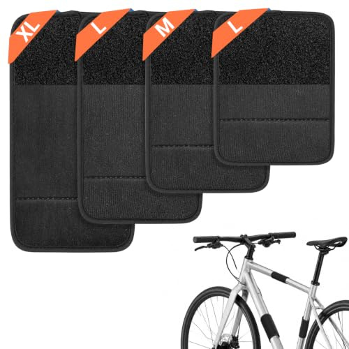 MAJOYLIFE Fahrrad Rahmenschutz 4er Set (12x15-25cm) | MAJOYLIFE Neopren Schutz für Carbonrahmen & E-Bike