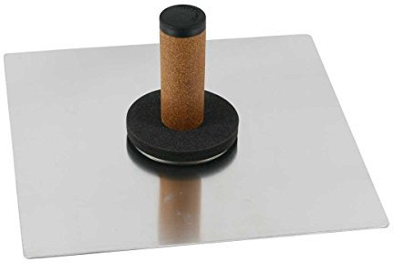 NELA Premium Aluminium Gipser Hawk 305 x 305mm BiKoGRIFF Kork 100% Made in Germany