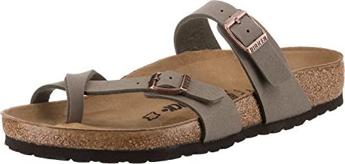 Birkenstock 071071 Mayari stone, Birkibuc INFRADITO Donna, Stone EU 39