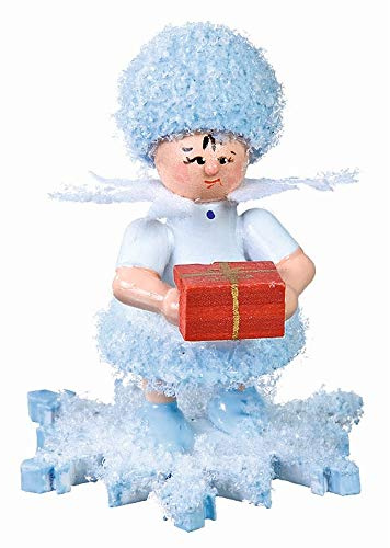 Kuhnert Schneeflöckchen mit Geschenkpäckchen- 5 cm