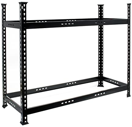 Professionell däckhylla 120 x 44 x 101 cm för 6 till 8 däck upp till 150 kg, höjdjusterbart fälgträd