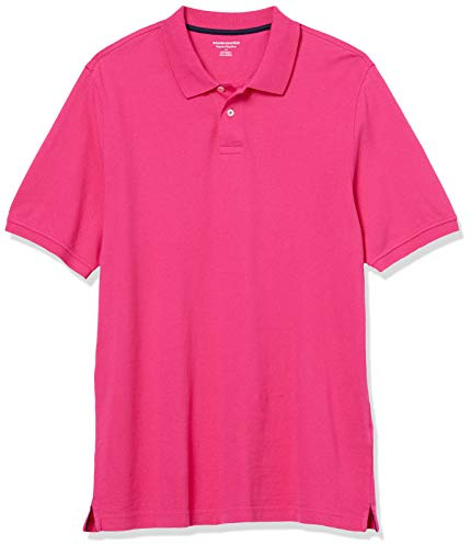 Amazon Essentials Polo de Algodón Piqué de Manga Corta y Corte Estándar (Disponible en Tallas Grandes) Hombre