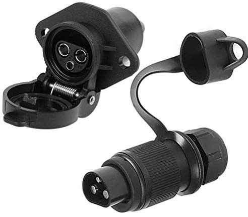 AGRISHOP12 V 3 Pines Enchufe De Remolque Conector Macho Hembra Adaptador para RV Caravana Tractor Camión Van