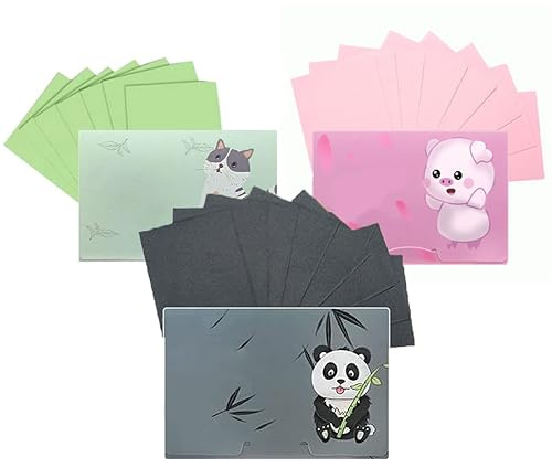 PLABBDPL 300 Pcs Blotting Paper, Löschpapier Zum Bügeln, Oil Control Paper, Blottpapier Für Fettige Hautpflege, Blottpapier Gesicht Für Männer Und Frauen, Geeignet für öLige Haut