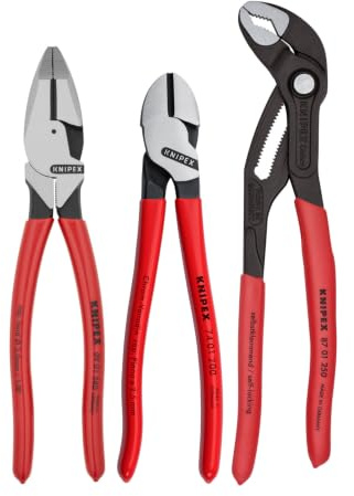 KNIPEX Tools 9K 00 80 157 US 3 Pc Pro Pliers Set