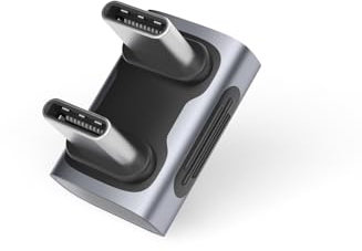 Hagibis USB4 Usb C To Usb Adaptor, 240W 40Gbps 8K Usbc To USB Adapter, USB-C Male To Male Adapter For Thunderbolt 4/3, Steam Deck, Switch, Dock, Mac, iPhone 16 15 Pro Max (U Type)