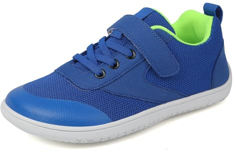 LYKDKAS Boys Wide Barefoot Shoes Girls Minimalist Walking Shoes Kids Trail Running Shoes Sneaker