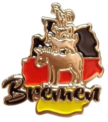 Pin Bremen - Bremer Stadtmusikanten - Deutschland Germany - Anstecker -