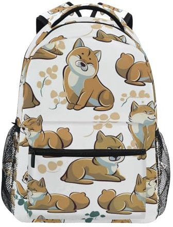 Schulrucksack, Süßer Corgi-Hund Leichter Kleinkind Rucksack Reißfest Kindertasche Für Sport Vorschule Kinderzimmer 29X40Cm
