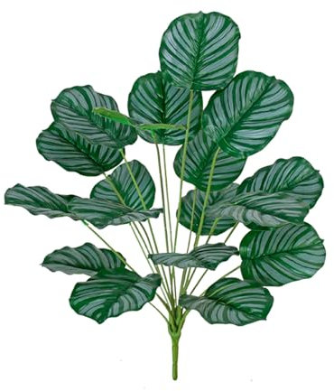 Plante Artificielle Professionnelle Feuilles de Pommier - Décoration Commerciale Réaliste - PVC Souple Résistant - pour Hôtels/Restaurants/Bureaux - sans Entretien - Hauteur [50] cm sans Pot