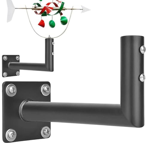 Heavy-Duty Mount Bracket – Rustproof Weather Resistant Design, Strong Durable | Weathervane TV Antenna Mount Rack For Roof Eave Home Outdoor Installation Secure Hardware Construction Use