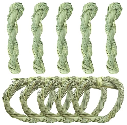 AYVRUOP Juguetes Masticar para Conejos,Heno Conejos,Heno Cobaya,Palitos de Heno Timothy para Conejos,Cobayas,Hámsters,Chinchillas,10Pcs