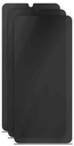 apgo 3x Cristal protector híbrido mate Privacy compatible con Xiaomi Mi A3, cristal nano flexible, gran reemplazo para el cristal templado, pegado completo, anti-espía