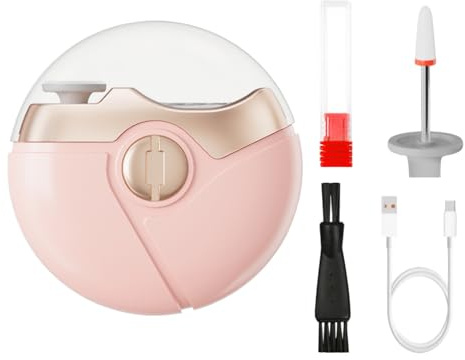 Tagliaunghie Automatico Manicure Unghie Piedi Portatile Silenziosa | Rifinitore Unghie Ricaricabile Cordless USB Lucidatura Unghie Per Bambini Adulti Anziani Uomini Caregiver Donne