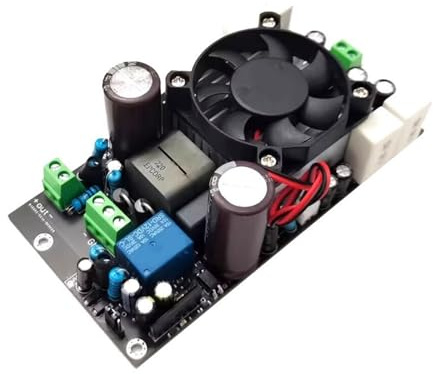 EXQIOUR Placa amplificadora de potencia digital profesional de 1000 W IRS2092 con chip clase D, frecuencia completa, placa amplificadora de potencia