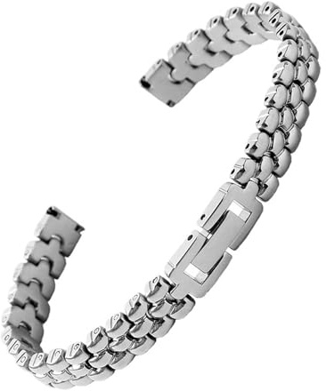 FYYFS Precision stålrem kvinnor armband metall universell klocka kedja 10 mm 12 mm 14 mm 16 mm 18 mm, 12mm, Metall, Ingen ädelsten