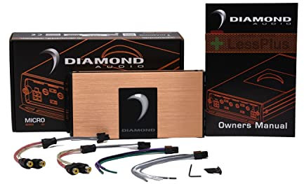 Diamond Audio High-Power Monoblock Full Range Class D Digital Amplifier Micro Series Amplifier (MICRO4V2)