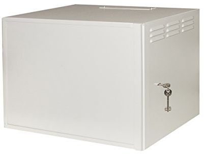 LINK Armadio Rack 19 6U Porta in Ferro Antivandalismo con Serratura Antieffrazione, dimensione cm. 40x56x33