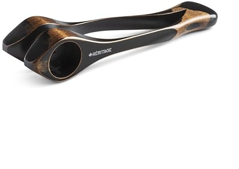 Heritage Musical Spoons Percussionsinstrument, handgefertigt aus kanadischem Ahornholz, Tolles Geschenk für alle Altersgruppen mit jeder musikalischen Erfahrung, groß, schwarz
