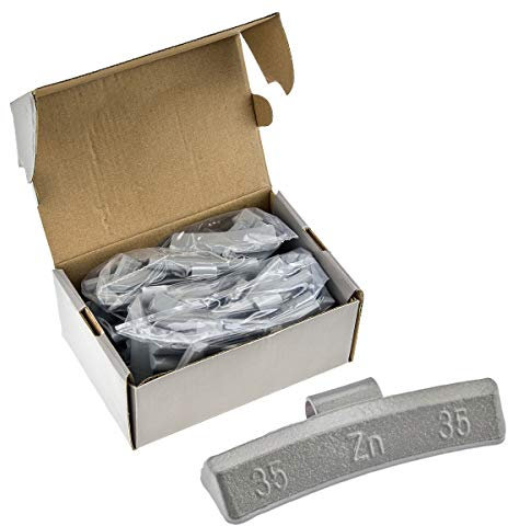 Stix 50x Schlaggewichte Auswuchtgewichte 35g Wuchtgewichte für Alufelgen Zinkgewichte Gewichte ZN