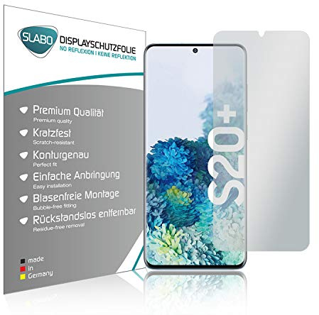 Slabo 4 x Displayschutzfolie für Samsung Galaxy S20+ | S20 Plus (4G | 5G) Displayfolie Schutzfolie Folie Zubehör No Reflexion MATT