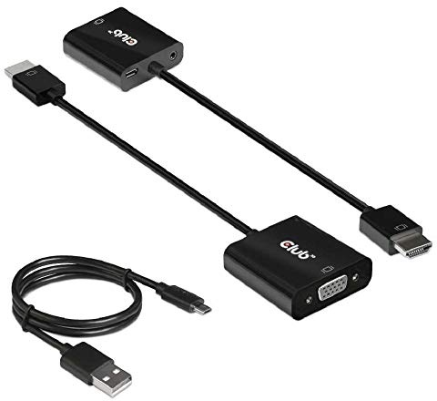 Club3D HDMI™ 1.4 auf VGA Adapter (mit Audio) ST/B