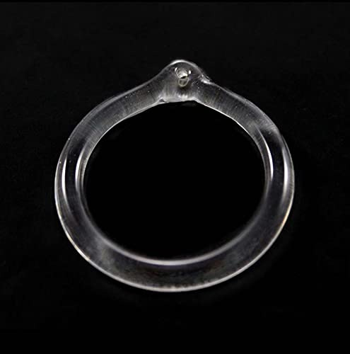 10 pezzi anello in cristallo trasparente con foro superiore pendente ricambio di lampadari e applique