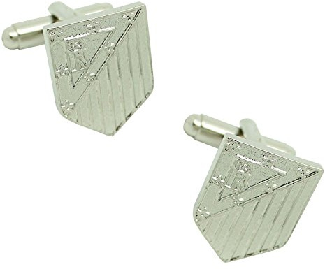MasGemelos - Gemelos Atletico Madrid Plated Cufflinks
