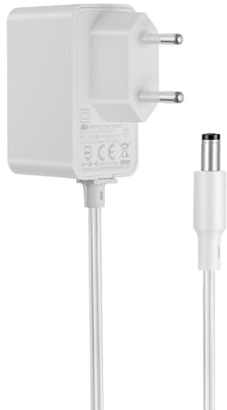 Tonton 12V1A universell strömförsörjning, switchande strömförsörjning för övervakningskamera, LED-remsa, NVR DVR IP-kameror, 3M kabellängd, vit