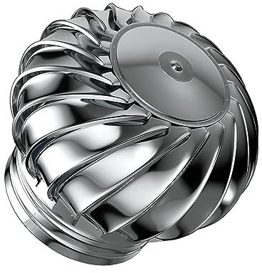 DUYULIANG Stainless Steel Roof Wind Turbines Cap Vent Roof Ventilator - Air Vent Outlet 110 150 160 200 250 300mm No Deformation Rotating Roof Vents Energy-Efficient - All Purpose Chimney Cowl