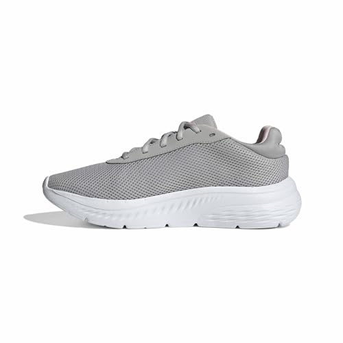 adidas Women's Cloudfoam Comfy Shoes, Grey Two/Cloud White/Clear Pink, 6 UK