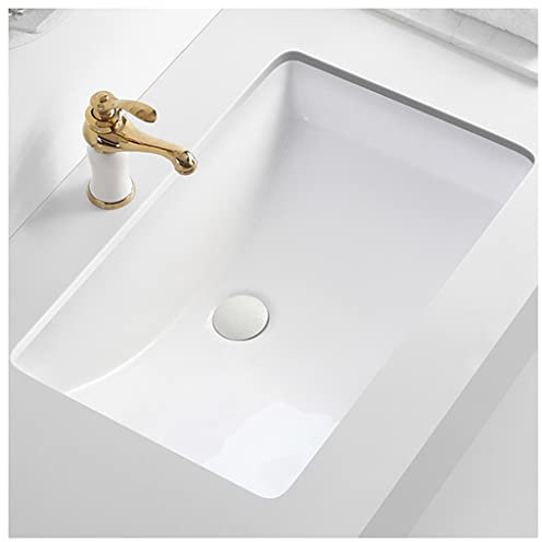 Lavandino Da Bagno Rettangolare Sottopiano Lavabo Da Toeletta In Ceramica Colorata Lavabo Da Incasso Sottopiano Con Rubinetto E Gruppo Di Scarico