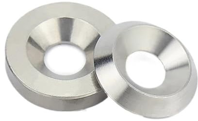 Rondelle fraisée, rondelle de coupelle en acier, M3 M4 M5 M6 M8 M10 M12 rondelle fraisée conique plate joint de culasse solide concave, rondelles coniques convexes en acier inoxydable 304 (taille : cô