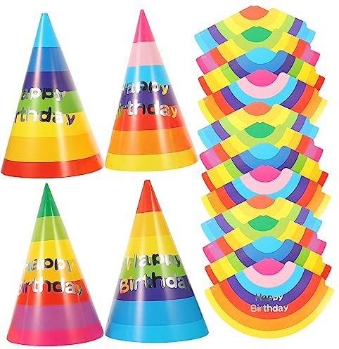 Vaguelly 32 Stücke Jungen Und Mädchen Geburtstag Party Hüte Papier Hüte Dekorationen Für Geburtstag Party