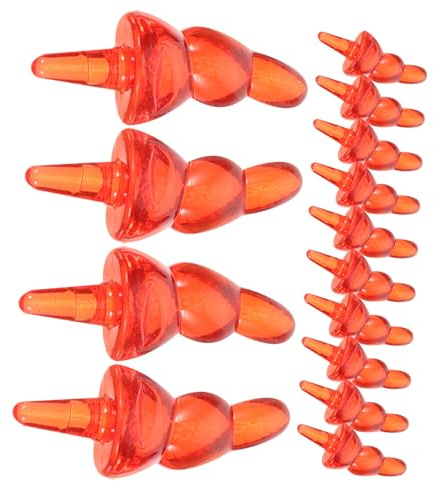 DOITOOL 100stücke Schneemannnase Zum Basteln Kleine Plastiknase Für DIY-Ornament Schneemannnase Bastelbedarf Für Weihnachtsdekoration Handgemachtes Bastelmaterial