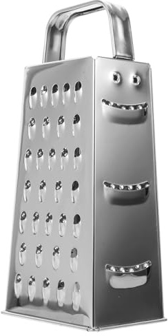 TOYANDONA Rallador de Cocina de Acero Inoxidable Multifunción Caras con Diseño para Verduras y Queso Cortador Multiusos de Fácil Limpieza y Almacenamiento para Cocineros Domésticos