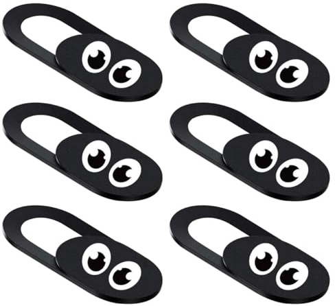 OSOLADY Copertura per Webcam in Confezione da 6 Pezzi, Protezione Privacy per Laptop, Tablet e Smartphone, Design Ultra Sottile Anti-Intrusione, Compatibile Dispositivi Portatili