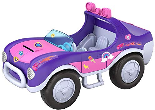 Polly Pocket Le 4x4 Secret, Voiture avec Espace de Couchage et Cuisine, Jouet Enfant, FWY26 Multicolore