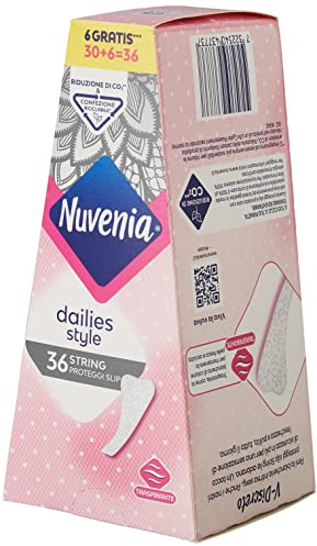 Set 10 NUVENIA Proteggi Slip String 30+630829 Perizoma Assorbente Igiene Intima