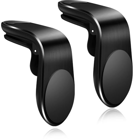 Meitaat Auto Handyhalterung Magnet KFZ Handy Halterung Lüftung Car Handyhalter Smartphone Autohalterung Kompatibel mit iPhone Samsung Huawei LG usw 2 Stücke