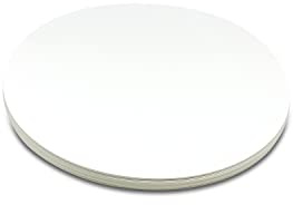Mombake Kuchenplatten, rund, 25,4 cm, Kuchenständer, runde Basis, Karton, Kuchenplatte (weiß, 10 Stück)