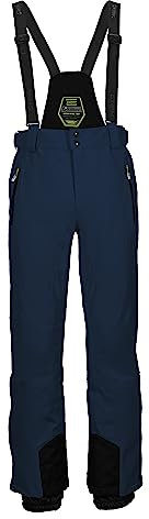 killtec Herren Skihose/Funktionshose mit abnehmbaren Trägern, Kantenschutz und Schneefang Enosh, dunkelpetrol, 3XL, 30920-000