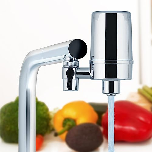 ATENEA ECOM Filtro Purificador de Agua de 7 Etapas, para Grifo de Cocina – Mejora la Calidad del Agua – Filtra más de 100 sustancias – Filtro Reutilizable y Sostenible con el Medio Ambiente