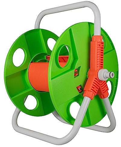 Garden/Patio/Balcony 20m (65FT) Floor Standing Hose Reel, Ready Assembled,Optional Wall Bracket Available