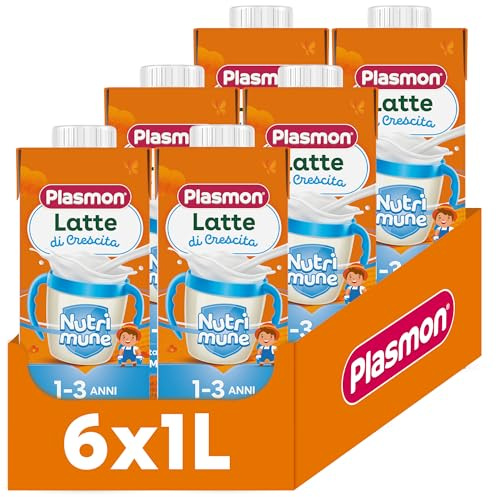 Plasmon Nutrimune Flüssigmilch 12-36 Monate - 1 L (6 Stück)