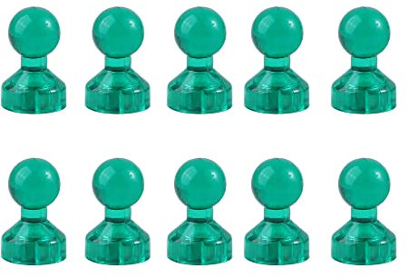 Aimants de réfrigérateur, aimants anti-rayures, aimants de réfrigérateur, super aimant pour tableau d'affichage, aimants cônes légers (vert)