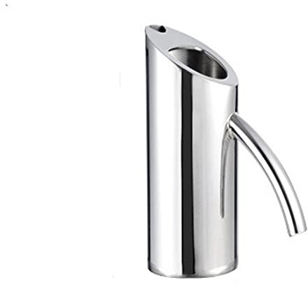 OQHAIR Pichet à Eau en Acier Inoxydable, Pot de Protection Contre la Glace, Pot à Boisson, pichet à jus de Fruits, séparateur de vin Rouge, Pot à bière, Bar (Couleur : A) (D)