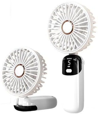 Handfläkt, bärbar minifläkt för USB-skrivbord, liten 5-växlad fickfläkt med bas, sprayfläkt för hem, kontor, resor