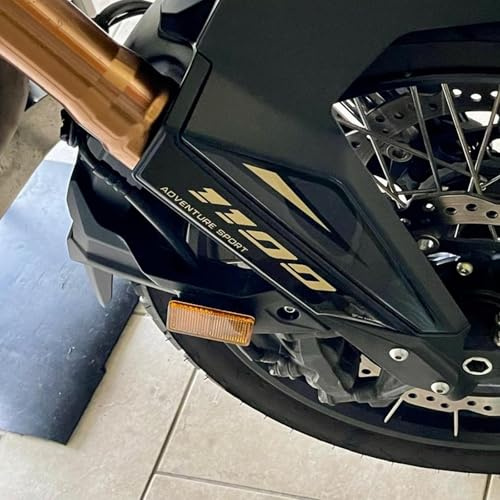 Resin Bike Motorbike 3D Stickers Compatible With Honda Africa Twin Adventure Sports 2024-2025 Black. Bike Protection Fender Covers From Bumps And Scratches. Sticker 3D Resin Gadget Moto