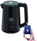 Smart Black Kettle with Alexa Voice Control, Temperature Control, LED Touch Display,- 1.7L Electric Kettle, Quiet Boil Technology - Smart Kettle with Google and Alexa Control